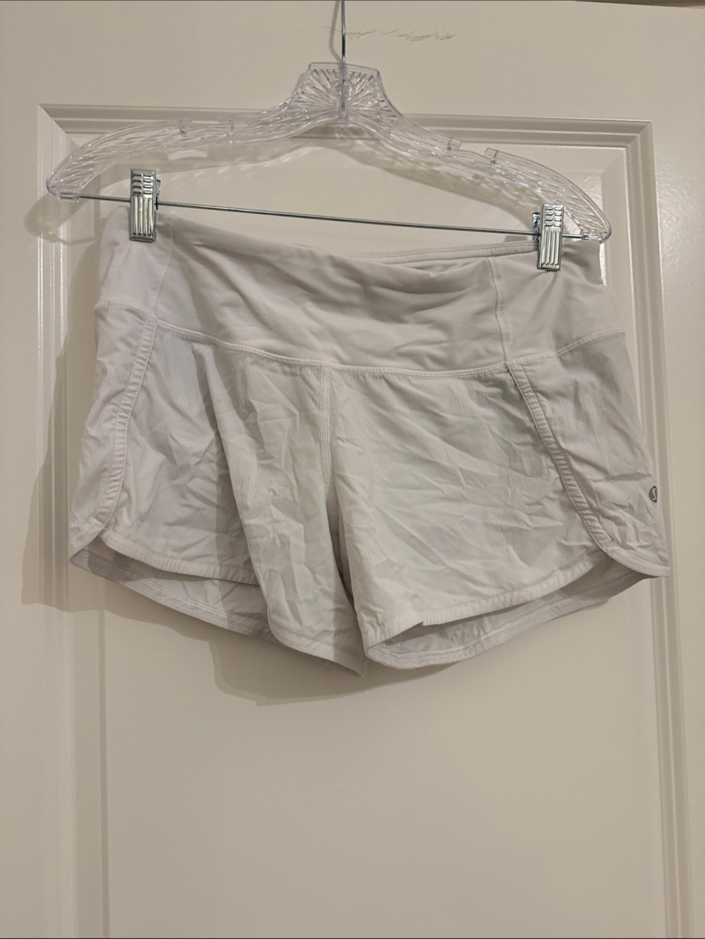 lululemon athletica White Athletic Running Shorts